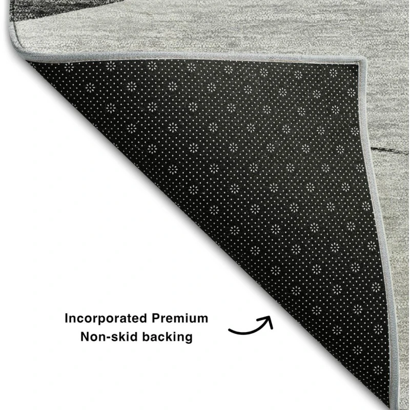 Addison Mayfield Gray AMF700 - 8ft. Round Rug