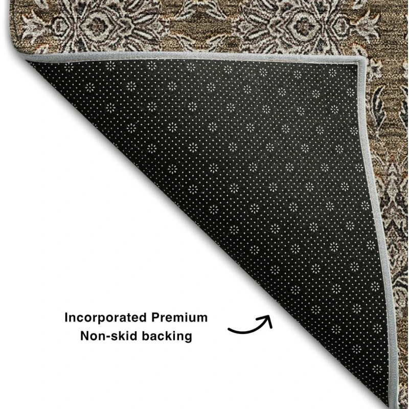 Addison Mayfield Brown AMF702 9ft. x 12ft. Rect. Rug