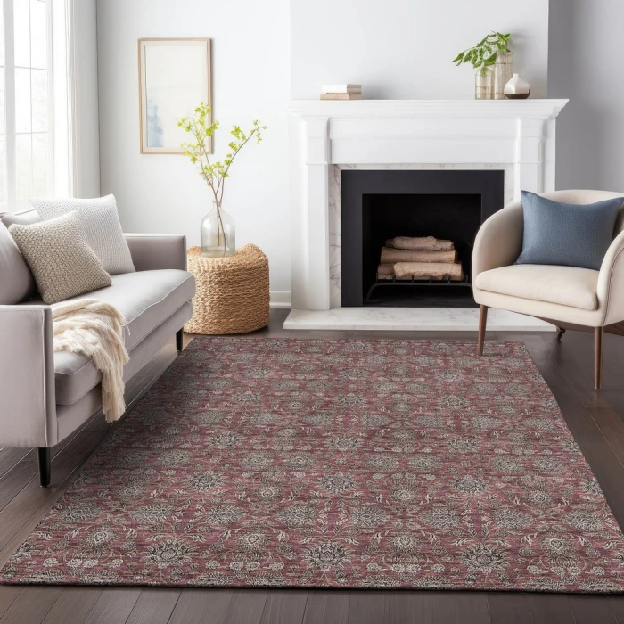 Addison Mayfield Red AMF702 8ft. x 10ft. Rect. Rug