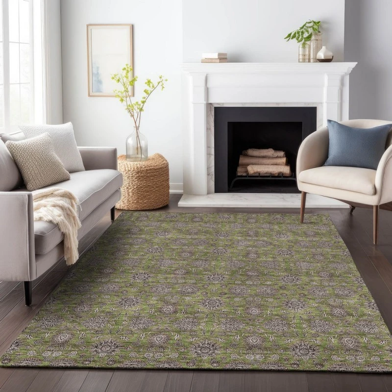 Addison Mayfield Green AMF702 9ft. x 12ft. Rect. Rug