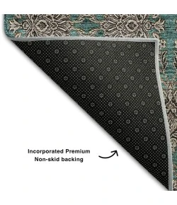 Addison Mayfield Teal AMF702 8ft. x 10ft. Rect. Rug