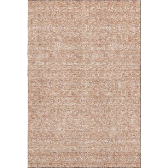 Addison Mayfield Orange AMF703 - 8ft. Round Rug