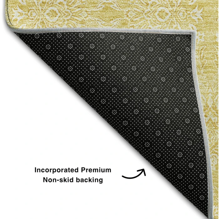 Addison Mayfield Gold AMF703 2ft. 3in. x 7ft. 6in. Rect. Rug