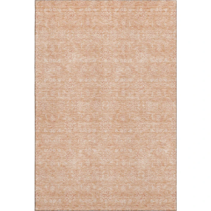 Addison Mayfield Orange AMF703 - 8ft. Round Rug