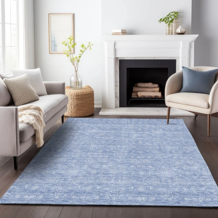 Addison Mayfield Blue AMF703 2ft. 3in. x 7ft. 6in. Rect. Rug