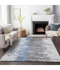 Addison Mayfield Blue AMF704 - 8ft. Round Rug