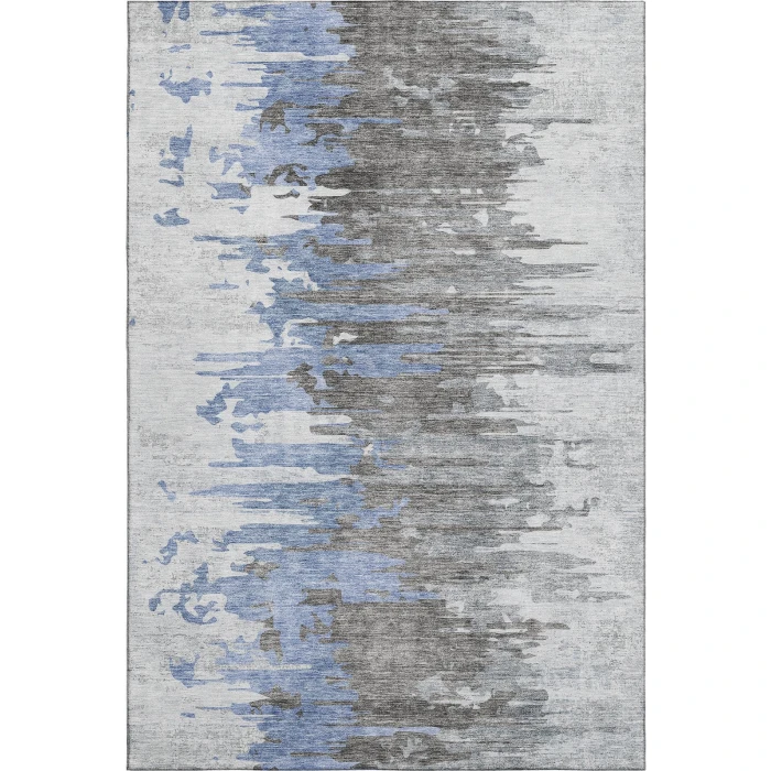 Addison Mayfield Blue AMF704 - 8ft. Round Rug
