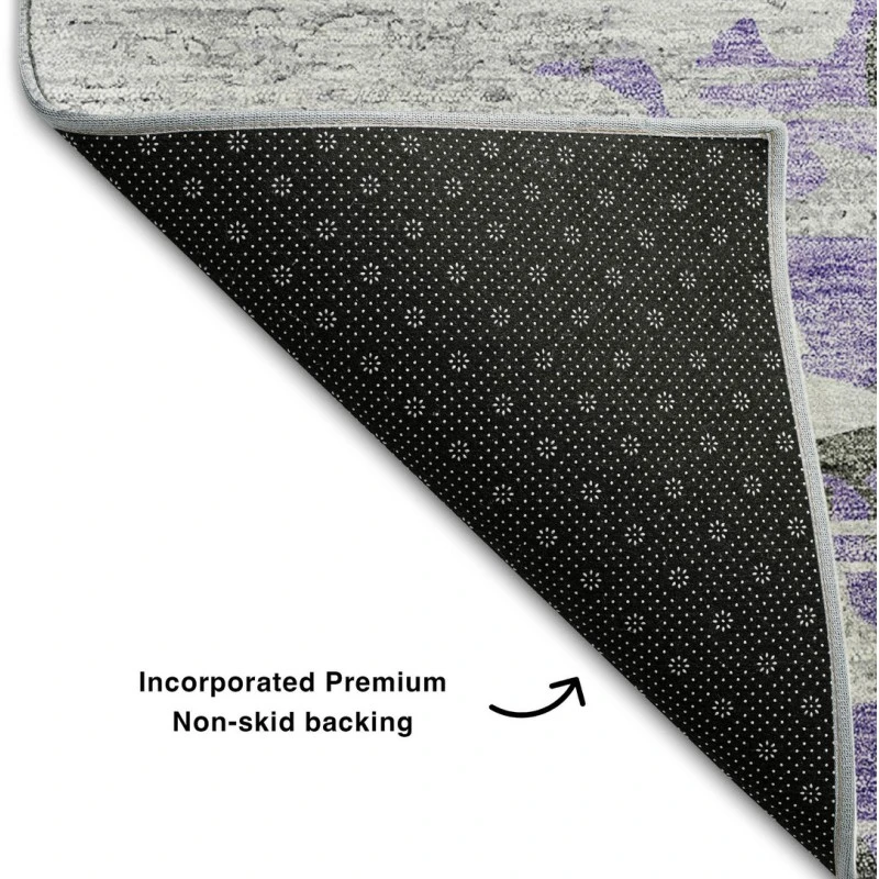 Addison Mayfield Purple AMF704 5ft. x 7ft. 6in. Rect. Rug