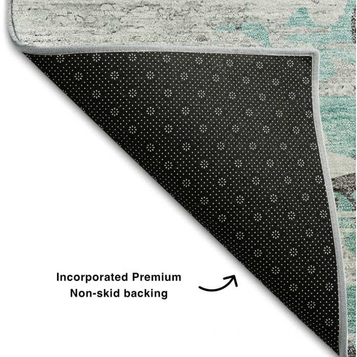 Addison Mayfield Teal AMF704 8ft. x 10ft. Rect. Rug