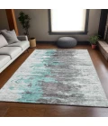 Addison Mayfield Teal AMF704 8ft. x 10ft. Rect. Rug