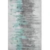 Addison Mayfield Teal AMF704 - 8ft. Round Rug