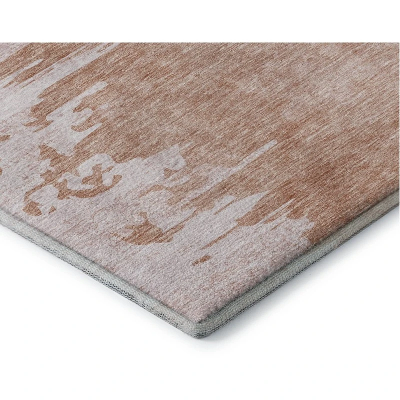 Addison Mayfield Orange AMF705 - 8ft. Round Rug