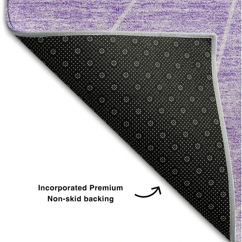 Addison Mayfield Purple AMF706 - 8ft. Round Rug