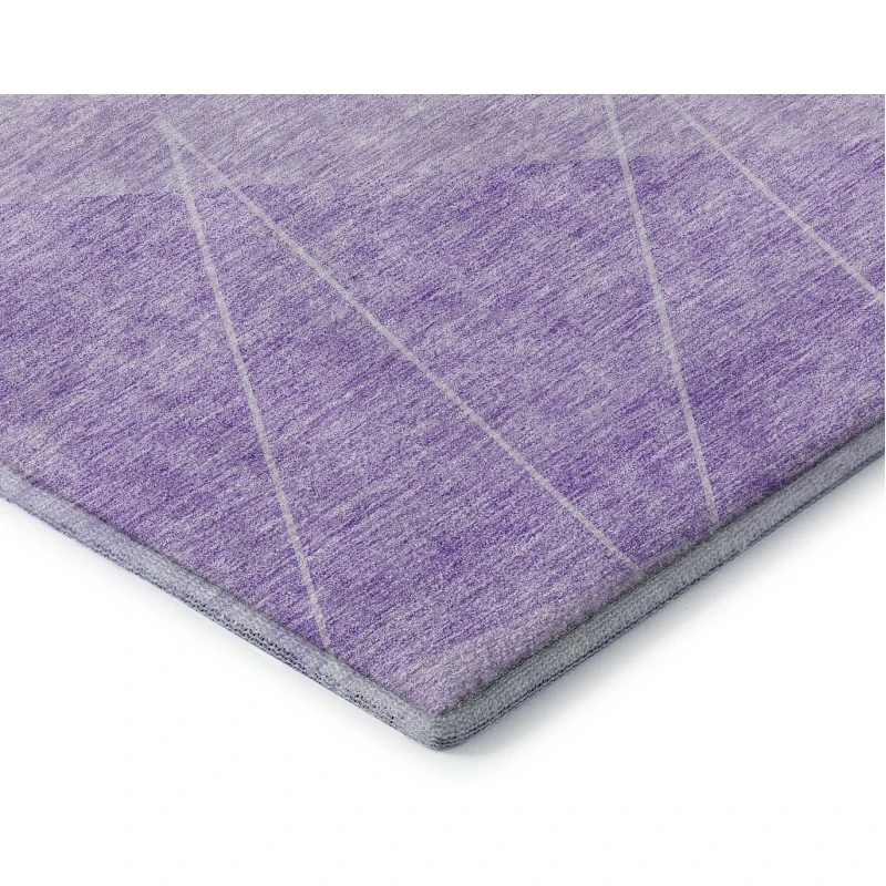 Addison Mayfield Purple AMF706 - 8ft. Round Rug