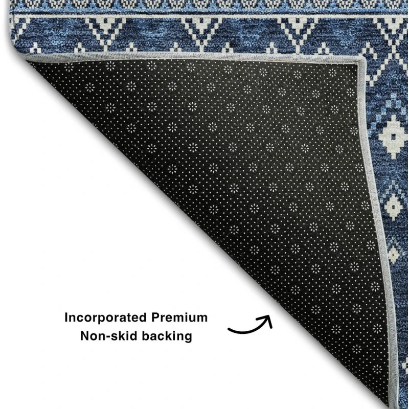 Addison Mayfield Blue AMF708 - 8ft. Round Rug