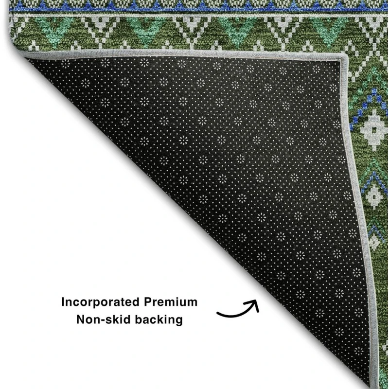 Addison Mayfield Green AMF708 - 8ft. Round Rug