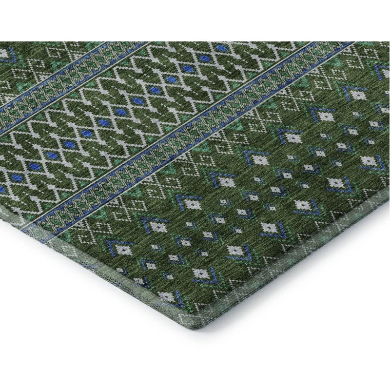Addison Mayfield Green AMF708 - 8ft. Round Rug