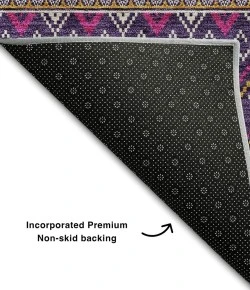 Addison Mayfield Purple AMF708 2ft. 3in. x 7ft. 6in. Rect. Rug