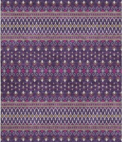 Addison Mayfield Purple AMF708 2ft. 3in. x 7ft. 6in. Rect. Rug