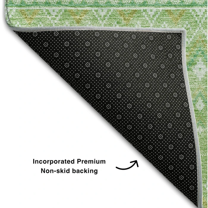 Addison Mayfield Green AMF709 - 8ft. Round Rug