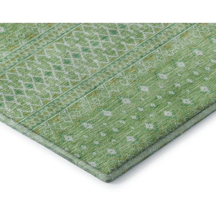 Addison Mayfield Green AMF709 - 8ft. Round Rug