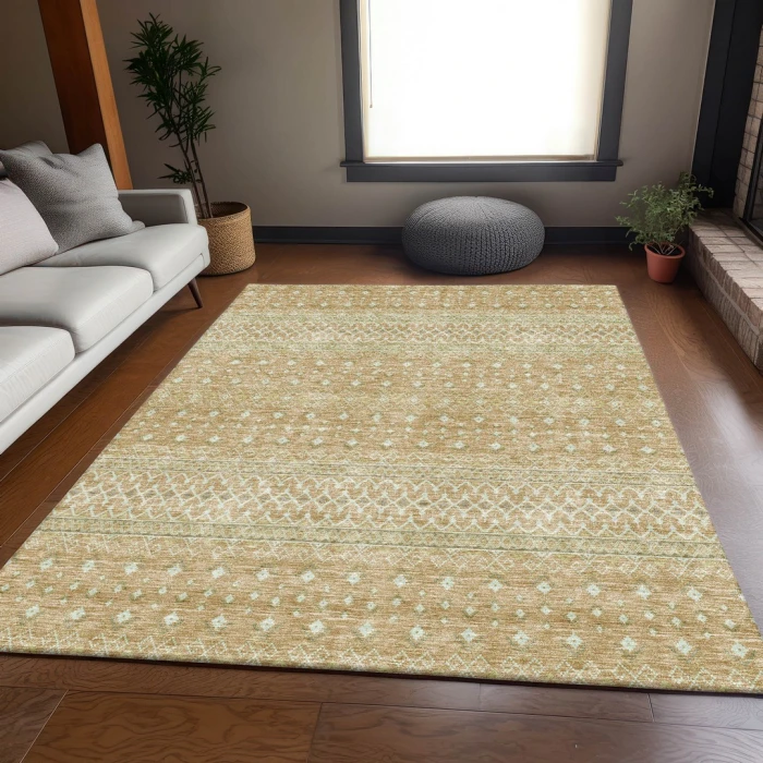 Addison Mayfield Orange AMF709 9ft. x 12ft. Rect. Rug
