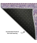 Addison Mayfield Purple AMF709 - 8ft. Round Rug