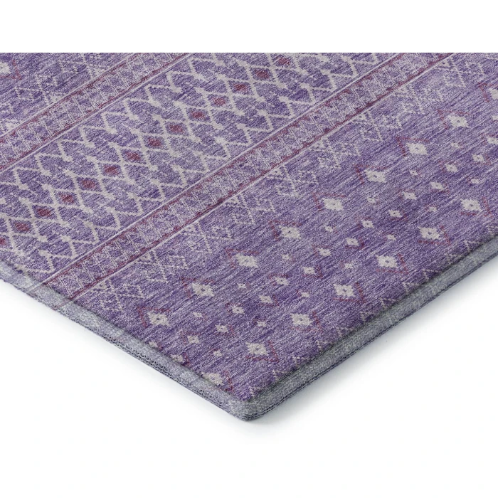 Addison Mayfield Purple AMF709 - 8ft. Round Rug