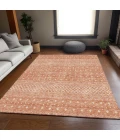 Addison Mayfield Orange AMF709 - 8ft. Round Rug