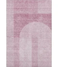 Addison Mayfield Pink AMF711 - 8ft. Round Rug