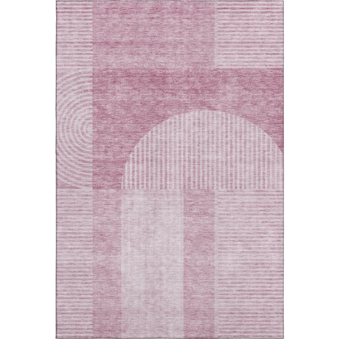 Addison Mayfield Pink AMF711 - 8ft. Round Rug