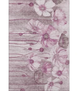 Addison Mayfield Purple AMF712 - 8ft. Round Rug