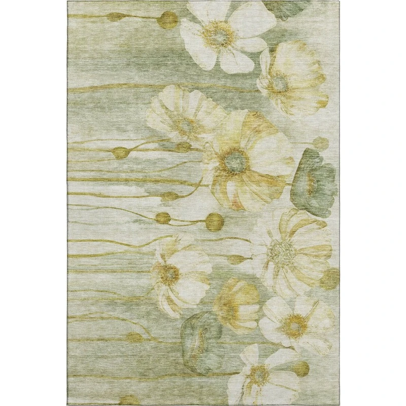 Addison Mayfield Green AMF712 - 8ft. Round Rug