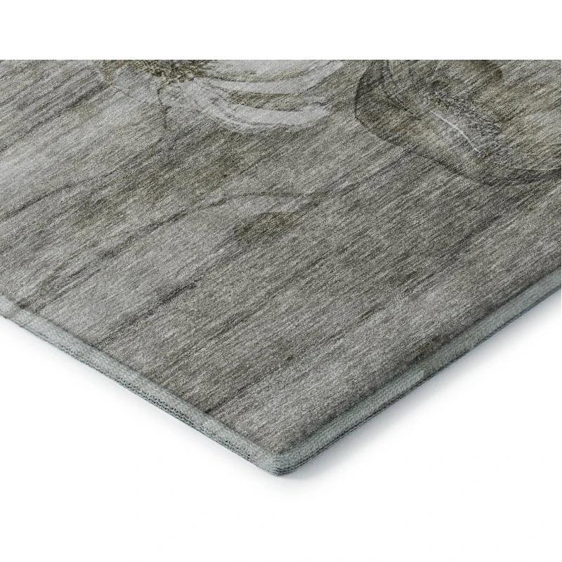 Addison Mayfield Brown AMF712 - 8ft. Round Rug