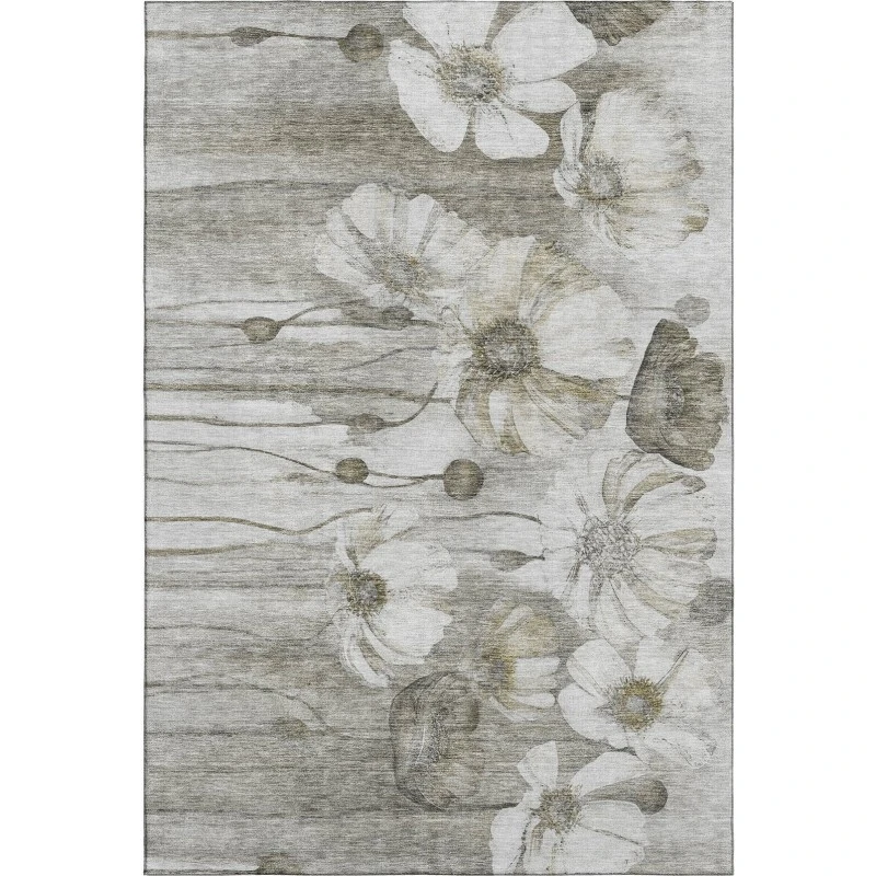 Addison Mayfield Brown AMF712 - 8ft. Round Rug
