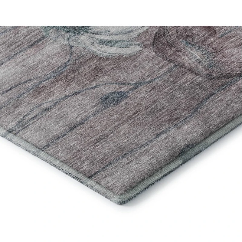 Addison Mayfield Teal AMF712 - 8ft. Round Rug