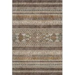 Addison Mayfield Brown AMF714 - 8ft. Round Rug