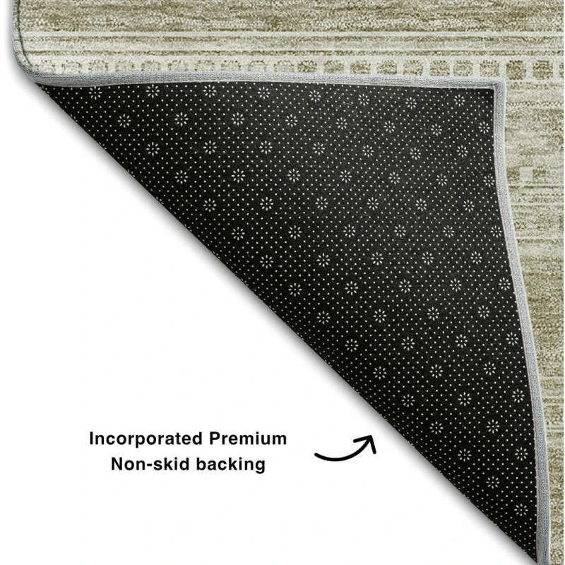 Addison Mayfield Brown AMF714 - 8ft. Round Rug