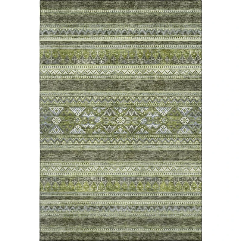 Addison Mayfield Green AMF714 5ft. x 7ft. 6in. Rect. Rug