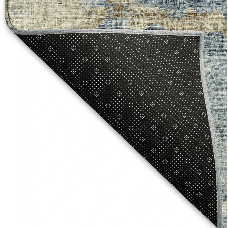 Addison Mayfield Blue AMF71 - 8ft. Round Rug