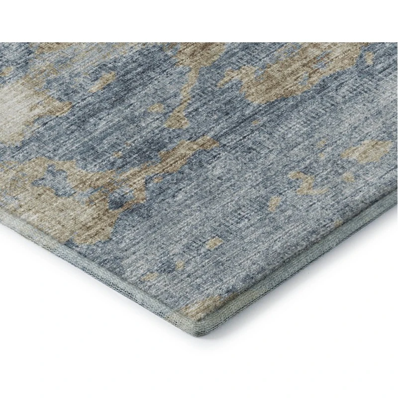 Addison Mayfield Blue AMF71 - 8ft. Round Rug