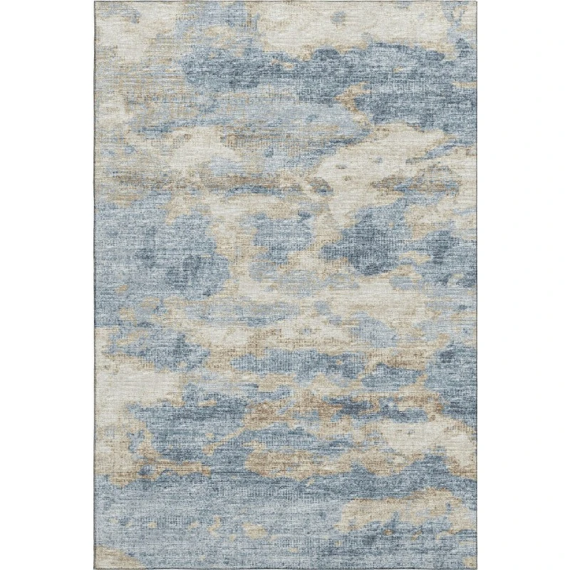 Addison Mayfield Blue AMF71 - 8ft. Round Rug