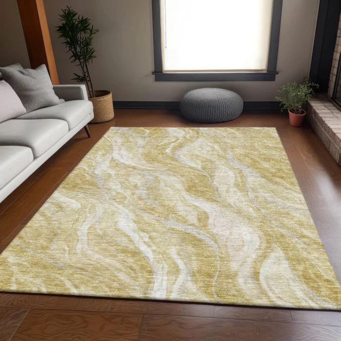Addison Mayfield Gold AMF720 5ft. x 7ft. 6in. Rect. Rug