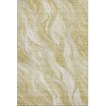 Addison Mayfield Gold AMF720 - 8ft. Round Rug