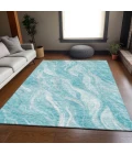 Addison Mayfield Teal AMF720 8ft. x 10ft. Rect. Rug