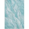 Addison Mayfield Teal AMF720 - 8ft. Round Rug