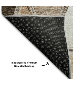 Addison Mayfield Brown AMF722 9ft. x 12ft. Rect. Rug
