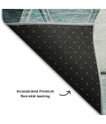Addison Mayfield Teal AMF722 9ft. x 12ft. Rect. Rug