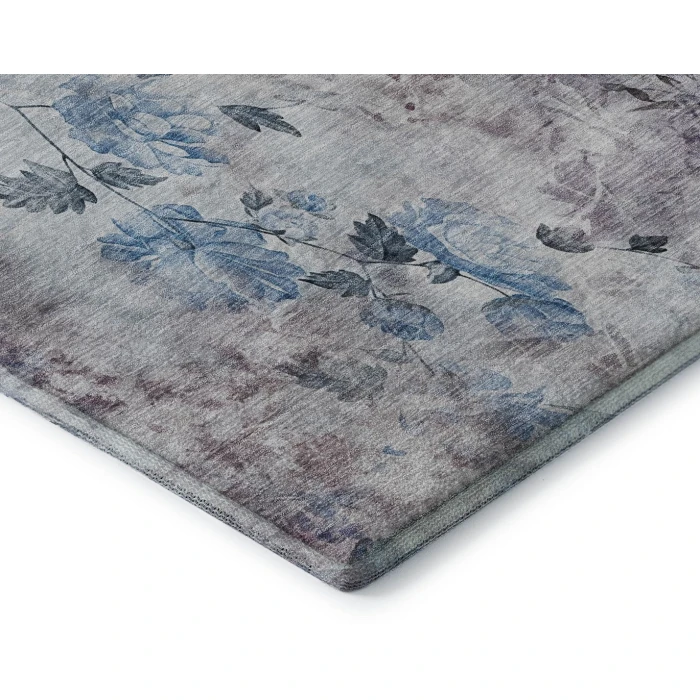 Addison Mayfield Blue AMF724 - 8ft. Round Rug