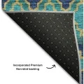 Addison Mayfield Teal AMF726 - 8ft. Round Rug